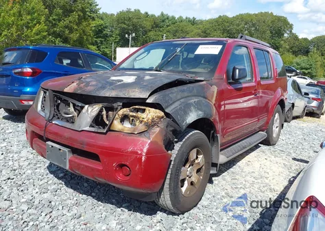 2007 Nissan Pathfinder S z USA, uszkodzony, nr VIN 5N1AR18W37C643455
